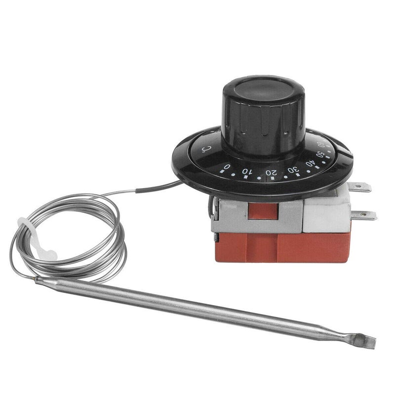 MACHSWON Capillary Car Thermostat, TS-120SR Cooling Radiator Fan Temperature Control Switch, Adjustable 0-120Â°C Heating/Cooling - Image 1